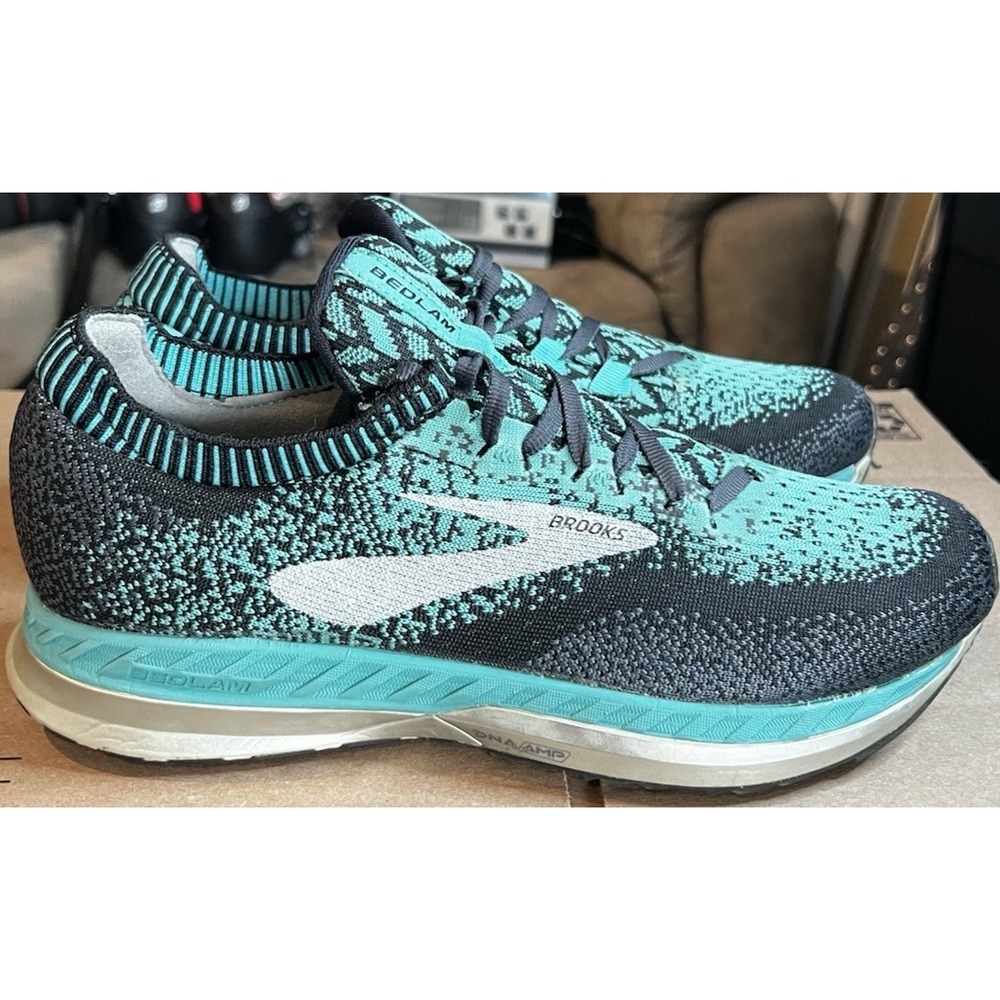 Brooks Bedlam Teal/Black/silver Running Shoes Women's Size 8 (1202721B321)